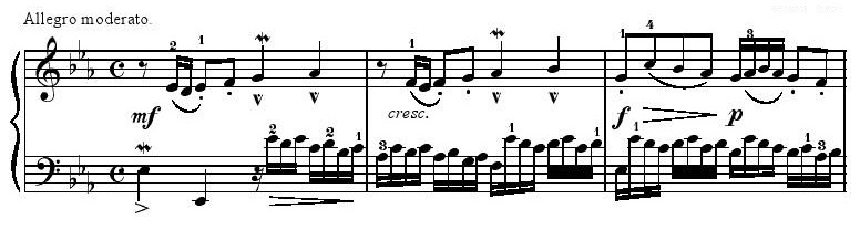 Bach Invention No. 5 BWV 776